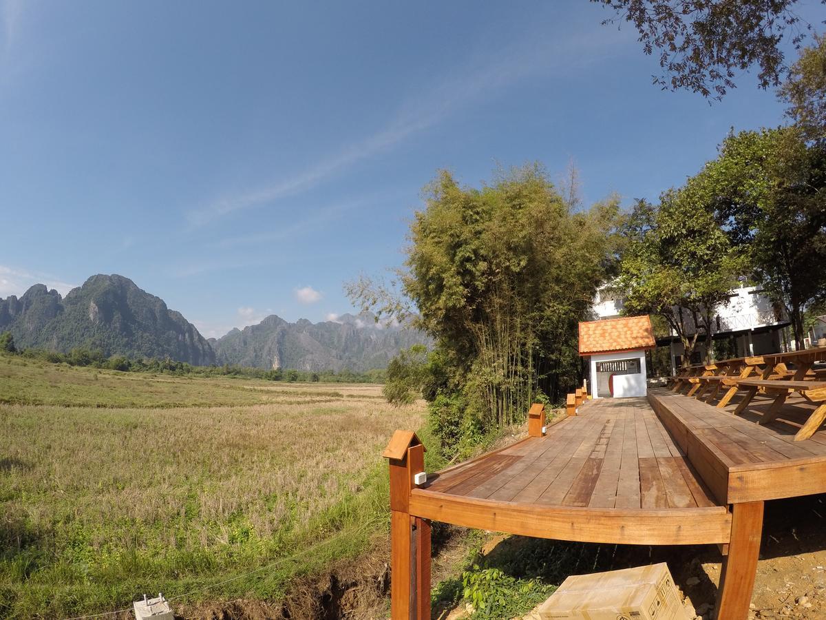 Jungle Paradise Vangvieng - Bungalows فان فيان المظهر الخارجي الصورة