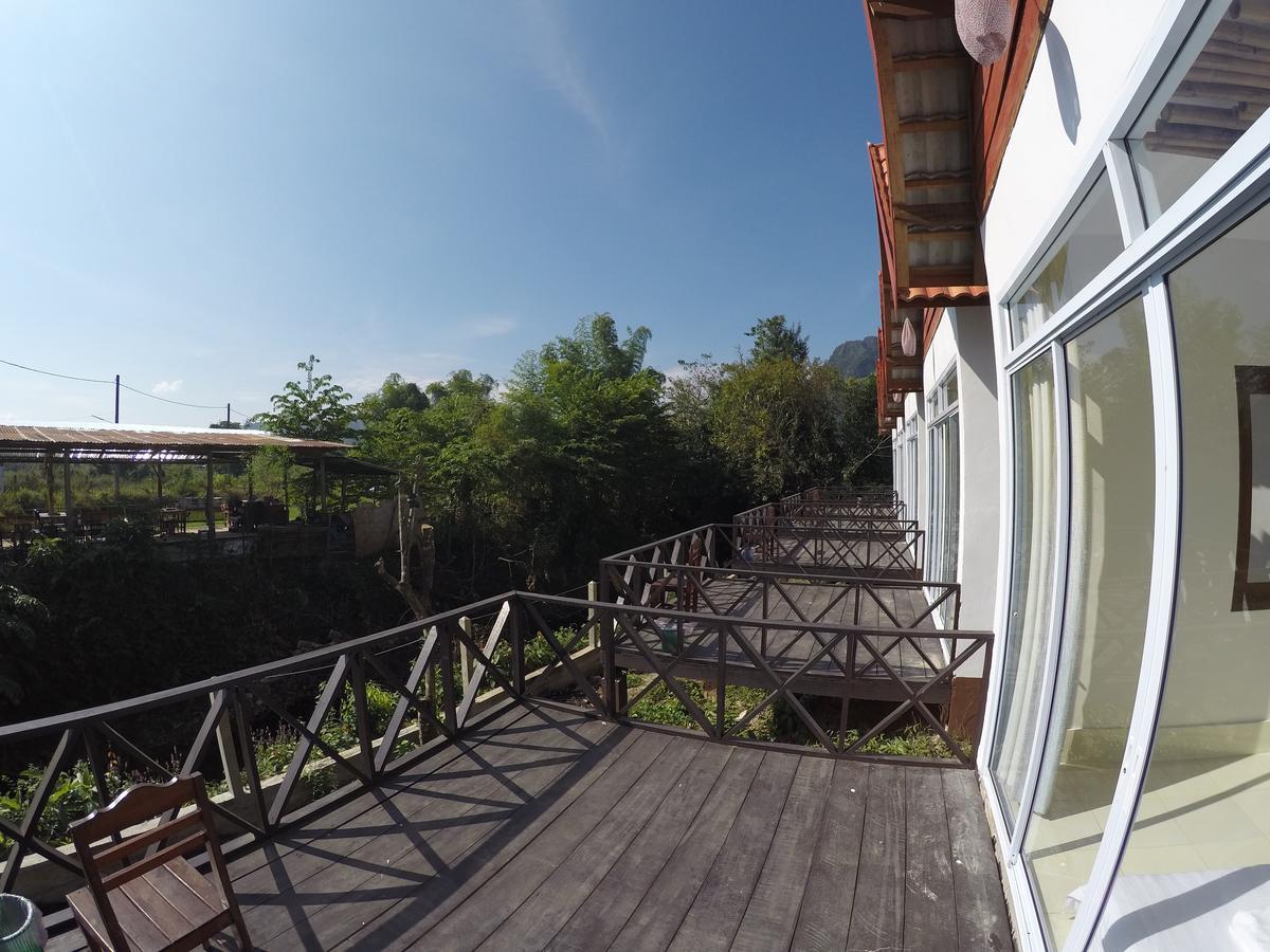 Jungle Paradise Vangvieng - Bungalows فان فيان المظهر الخارجي الصورة