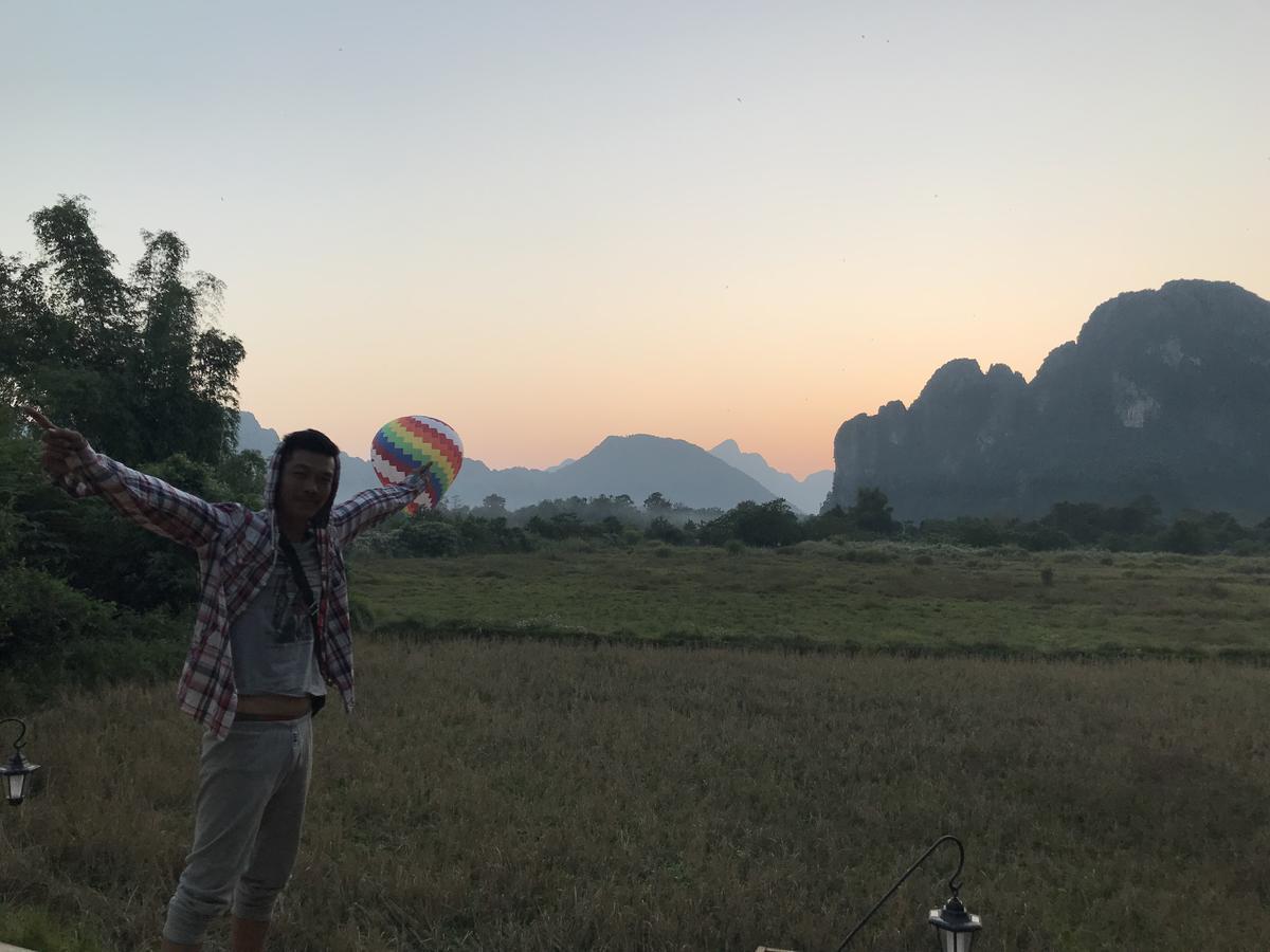 Jungle Paradise Vangvieng - Bungalows فان فيان المظهر الخارجي الصورة